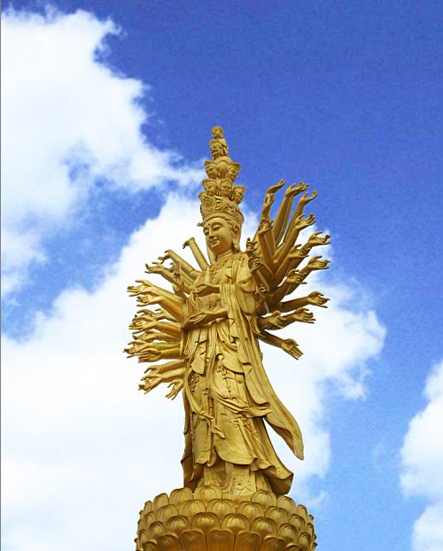 12月19日,湖南宁乡沩山密印寺将隆重举行观音圣像开光大典
