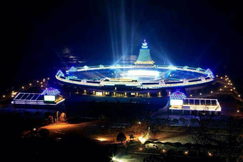 通道夜景